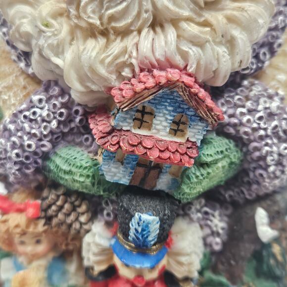 VTG Crinkle Claus 1994 Possible Dreams Santa with Bag of Toys Christmas Figurine - Picture 9 of 9